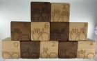 Manzanita Kids Wood Blocks 0-10   Hand Made Seattle  Wa