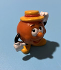 Vintage 1989 Orange Julius Mascot Pvc Figure Applause Fast Food Toy Rare