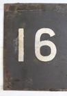 Vintage 1930s New York Subway Bmt Q-type Train Number Board Plate Sign 1624 Nyc