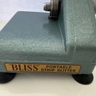 Vintage 1960s Fraser Mfg Bliss Portable Strip Slitter Two Blades Portable Tool