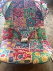 Vintage 1994 Fisher Price Baby Bouncer Vibrating Seat Bouncy Chair Colorful Mint