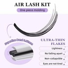 New Airlash Clusters Kit  144 Pcs 0 02mm Ultra-flat Band Eyelash Extensions Kit