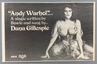 Dana Gillespie 1974 Vintage Uk Print Advert Andy Warhol David Bowie Mainman