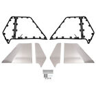 Powder Coated Steel Black Full Door Set For Yamaha Rhino 4x4 2007-2013