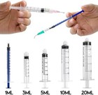 Glue Applicator Syringe With Blunt Tip Needle And Cap  For Liquid  Glue  Ink  Pe