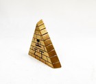Vintage Brass Egyptian Pyramid Onement Wall Hanging Egypt Metal  Mystic Pyramids