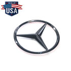 Gloss Black Star Trunk Emblem For Rear Lid Logo Badge C Class W204 Mercedes Amg