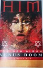 Him Venus Doom Promo Poster 2007 Razorblade Romance Love Metal Dark Light Rare