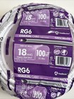 Southwire 18 Awg Rg6 Coax Cable 100-ft 18 Coil White Satellite Or Cable Tv New