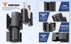 2-in-1 Car Cup Holder Expander Adapter With Phone Holder Organizer For Drinks Us