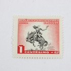 Lot Of 4 Uruguay 1954 Bucking Bronco 1c Stamps Mlh