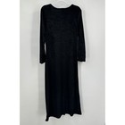 Vintage Womens Black Velvet Maxi Dress Sz L Witchy Whimsigoth Gothic 90s Grunge
