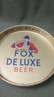 Vintage Rare Beer Tray 1940s 50s  Fox De Luxe 13   Chicago  Il 