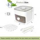 Countertop Ice Maker  Nugget Portable Ice Machine  2 Bullet Ice Cubes Per Min