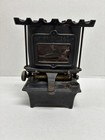 Antique The Brightest   Best Cast Sad Iron Heater- Black Vintage Kerosene Stove