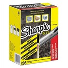 Sharpie Industrial Permanent Markers  Fine Tip  Black  36 Count
