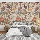 Zeeko Floral  Mural Peel And Stick Wallpaper 148 w X 98 h Canvas Wall Paintings