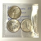 Lot Of 12 80  Silver And 3 50  Silver Canadian Quarters 2 08125 Total Oz