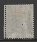 Mauritius 1860-1863 Qv 2d Blue Sc 25 Mh Patchy Gum F Cv  425