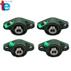 Pillow Block Bearing 1 2  Bore 4pack Self-aligning Solid Base 2-bolt Ucfl201-8