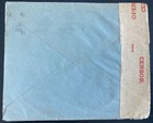 1940 Jerusalem Palestine Industrial Depart Censored Cover To  London England