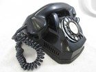 Vintage 1940 s Automatic Electric Monophone Black Rotary Dial Desk Telephone