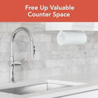 Spectrum Paper Towel Holder For Under Cabinet - Hanging Wall Mount Paper Towel 