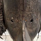 Antique Dan Gagon Mask Ivory Coast West African Tribal Art Wood Bird Beak 20thc