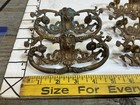Set Of 5 Vintage Lions Head    Brass Dresser Pulls   3  On Center 
