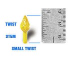 18 Vintage Small Twist Bulbs Ceramic Christmas Tree Replacement Lights 9 Colors