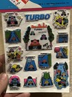 Turbo Video Game Puffy Stickers 1981
