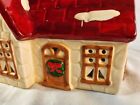 Vintage Russ Ceramic Holiday Town Christmas Decoration Village Euc Unboxed