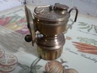 Scarce Antique Brass Shanklin Metal Products Co Coal Miners Carbide Lamp