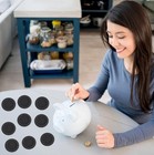 20 Pcs 5 Sizes Rubber Piggy Bank Stopper Saving Box Plug For Coin Bank Saving