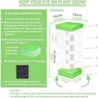 4   tier Stackable Seed Sprouting Kit  square Or Round 