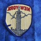 Vintage New York Empire State Building Embroidered Patch Nyc Souvenir 3  Sew On