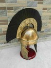 Christmas Medieval Antique Roman Helmet Armor Knight With Plume