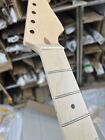21 Frets Strat Electric Guitar Neck Canada Maple Fingerboard For Diy Fender St