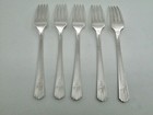 5 Pcs Wm A Rogers Everlasting Dinner Forks Silverplate A1 Plus Silverware 7 5 8 