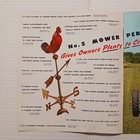 Vintage Number 5 John Deere Power Mower Advertising Brochure Farm Tractor