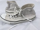 Vintage Converse Chuck Taylor All Star White Hi Top Made Usa Black Stripe 13