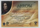 2017 Cryptozoic Arrow Season 4 Authentic Katrina Law Nyssa Al Ghul As Auto 02ws