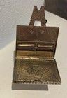 Antique W Avery Son Redditch Floral Easel Victorian Sewing Needle Case Dollhouse