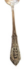 Rose Point By Wallace  925 Sterling Silver Individual 6  Teaspoon   Coffee Spoon