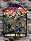 Grand Teton Enamel Pin - National Park Travel Gift - Hiking Backpack Badge