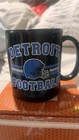 2 In 1 Football Fan Ceramic Coffee Mug Cup    detroit Football   w  Stress Ball Gift