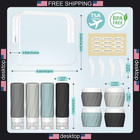 Travel Toiletry Bottles Set 14 Pcs Silicone Leak-proof Tsa Approved