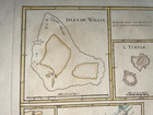 New Zealand Easter Island Pitcairn 1780 Rigobert Bonne Antique Engraved Map