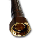 10 Pack Xfitting 3 4  Push Fit Valve Flexible Water Heater Hose  3 4 Fip 18 Inch