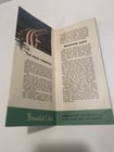 Vintage 1963 Ohio Turnpike Map And General Information Travel Toll Schedule Nice